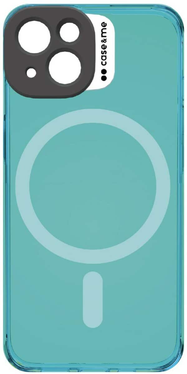 case&me Fluo Case MagSafe für iPhone 14 Plus blau
