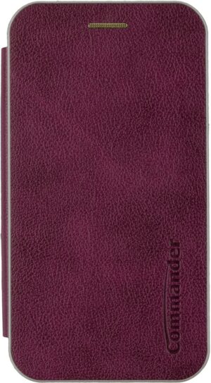 Commander CURVE Book Case DELUXE für Galaxy S22 Ultra Elegant Royal Bordeaux