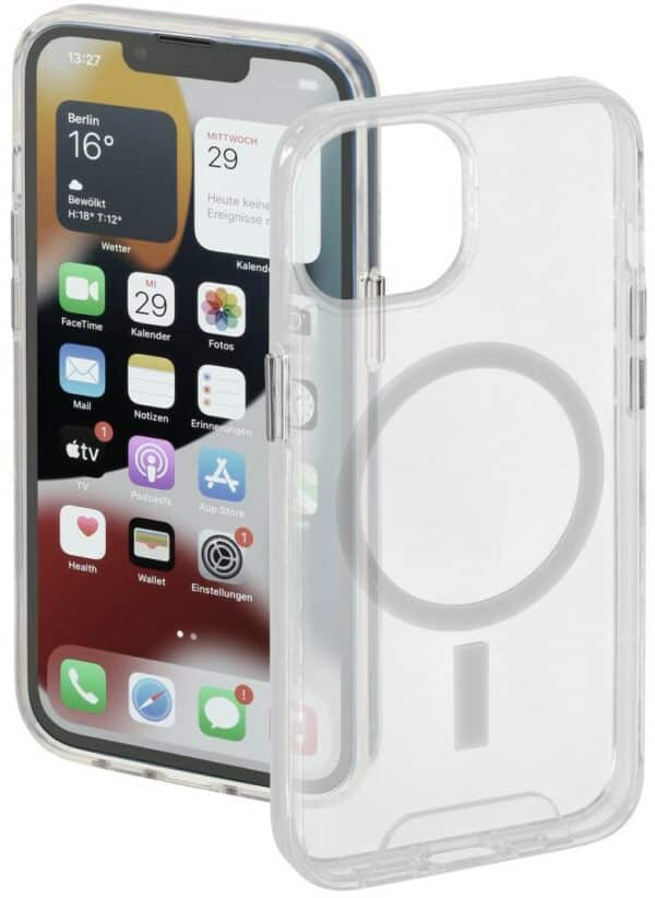 Hama MagCase Safety für iPhone 14 Plus transparent
