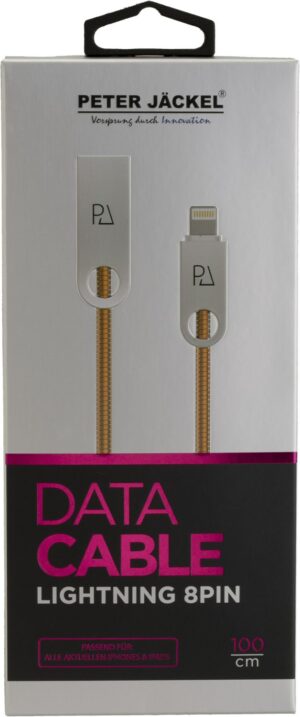 Peter Jäckel Metal High End USB-Lightning-Kabel gold