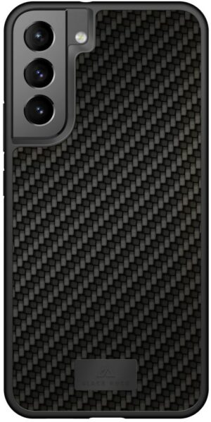 Black Rock Cover Protective Real Carbon für Galaxy S22+ schwarz