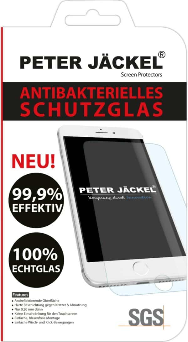 Peter Jäckel HD Glass Antibakteriell für Galaxy A51 transparent