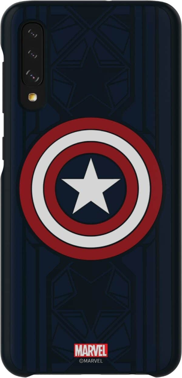 Samsung Galaxy Friends Cover Marvel's Captain America für Galaxy A50 blau
