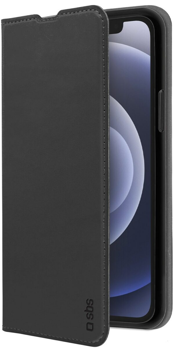 sbs Wallet Lite Bookcase für iPhone 12/12 Pro schwarz