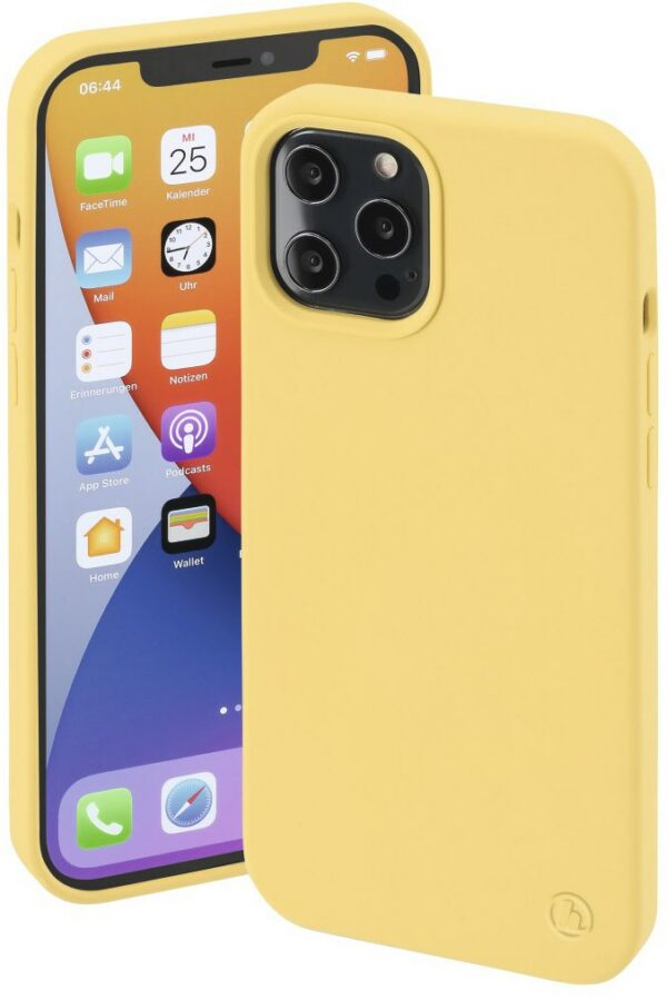 Hama MagCase Finest Feel PRO Cover für iPhone 12 Pro Max gelb