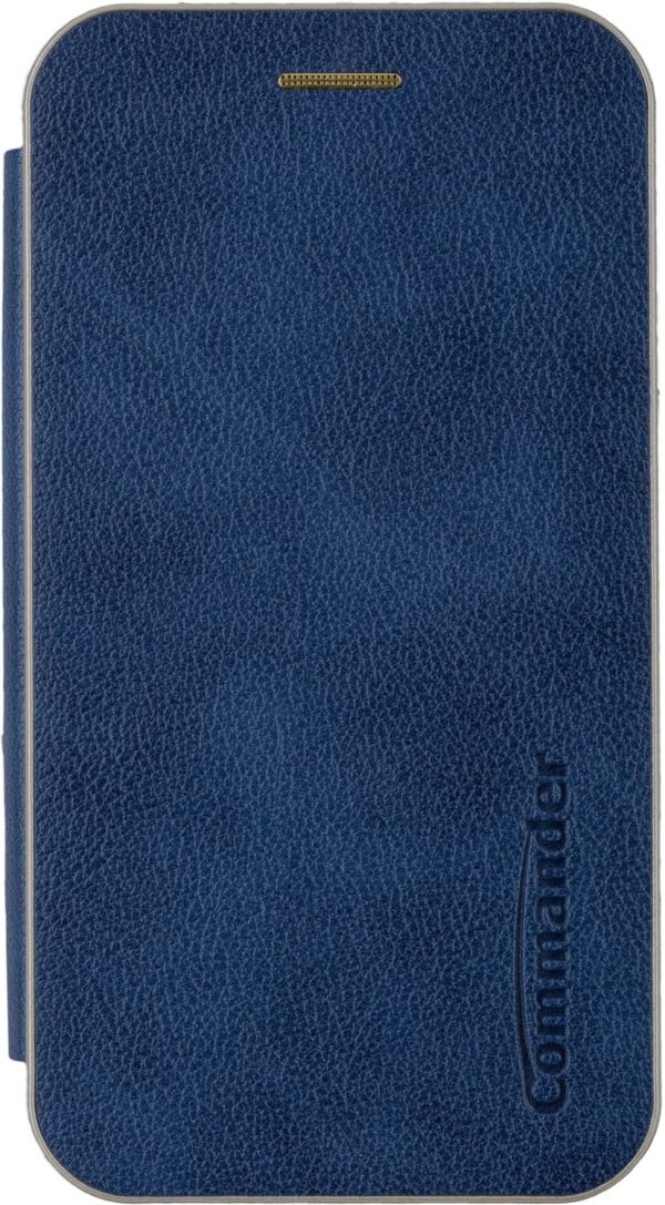 Commander CURVE Book Case DELUXE für iPhone 14 Pro Elegant Royal Blue