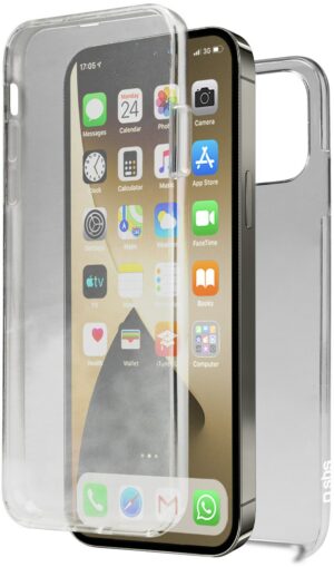 sbs Unbreakable Full Body 360° Cover Schutz-/Design-Cover für iPhone 13 Pro Max transparent